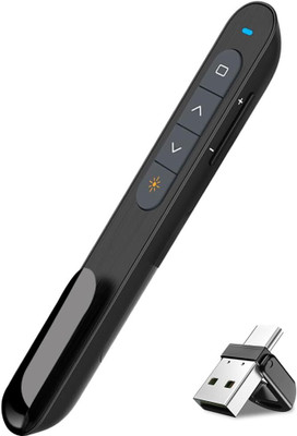 Jihaan Range Pointer Slide Advancer with Hyperlink long rang ppt control Presenter(Black)