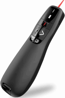 BTS Wireless PowerPoint Clicker, Presentation Clicker Red Light Pointer for PPT/Keynote/OpenOffice/Windows/MAC OS Presenter(Black)