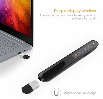 Jihaan Wireless Laser Presenter Presenter (Black) Presenter(Black)