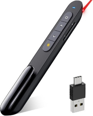 Jihaan advancer Clicker Presenter long rang ppt control Presenter(Black)