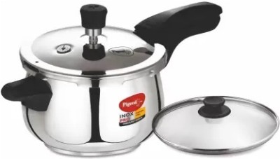 Pigeon Inox Pro 5 L Outer Lid Induction Bottom Pressure Cooker(Stainless Steel)