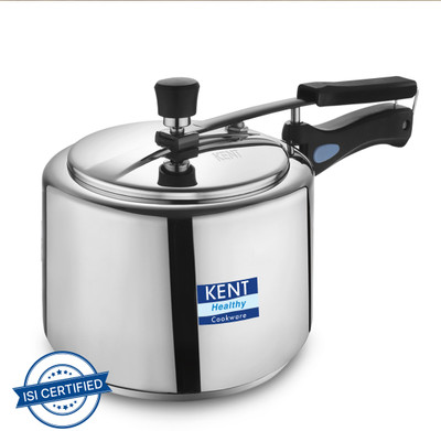 KENT SS Inner Lid 3 L Inner Lid Induction Bottom Pressure Cooker(Stainless Steel)
