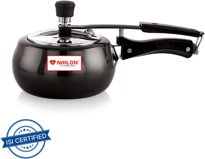 NIRLON Supreme cooker 2 L Inner Lid Induction Bottom Pressure Cooker(Hard Anodized)