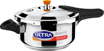 ULTRA DURACOOK 4.5 L Outer Lid Induction Bottom Pressure Cooker(Stainless Steel)