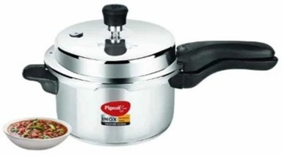 Pigeon INOX 3 L Outer Lid Induction Bottom Pressure Cooker(Stainless Steel)