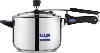 KENT SS Inner Lid 5 L Inner Lid Induction Bottom Pressure Cooker(Stainless Steel)