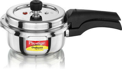 Prestige Deluxe Alpha Svachh 2 L Outer Lid Induction Bottom Pressure Cooker(Stainless Steel)