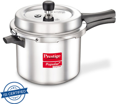 Prestige by TTK Popular Plus Svachh 5 L Outer Lid Induction Bottom Pressure Cooker(Aluminium)