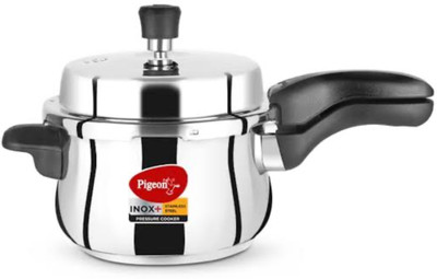 Pigeon INOX PLUS OUTER LID SS 5 L Outer Lid Induction Bottom Pressure Cooker(Stainless Steel)
