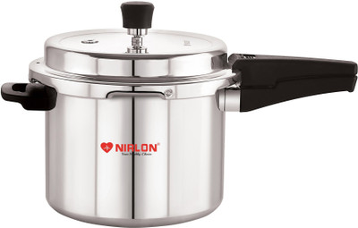 NIRLON Supreme cooker 5 L Outer Lid Induction Bottom Pressure Cooker(Aluminium)