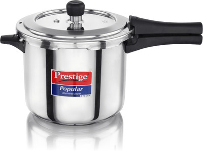 Prestige Popular Svachh 5 L Outer Lid Induction Bottom Pressure Cooker(Stainless Steel)