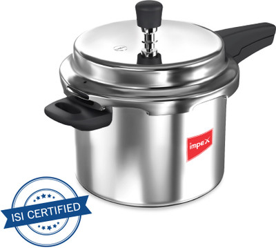 IMPEX Non-Induction Base Outer Lid Pressure cooker 5 L Outer Lid Pressure Cooker(Aluminium)