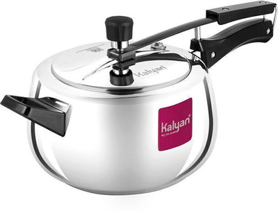 Kalyan Belly 5 L Inner Lid Induction Bottom Pressure Cooker(Stainless Steel)