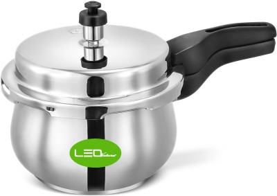 Leo Natura Stainless Steel HANDI Cooker 3 L Outer Lid Induction Bottom Pressure Cooker(Stainless Steel)