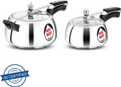 Hawkins MISS MARY HANDI 5 L, 3 L Inner Lid Pressure Cooker(Aluminium)