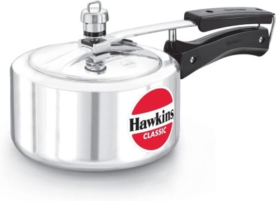 Hawkins Aluminium 2L Classic Pressure Cooker, Inner Lid Cooker 2 L Inner Lid Pressure Cooker(Aluminium)