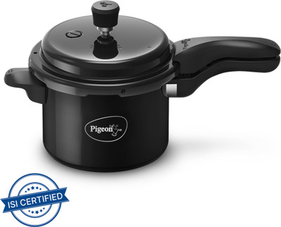 Pigeon Titanium and 3 L Outer Lid Induction Bottom Pressure Cooker(Hard Anodized)