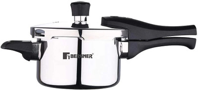 BERGNER Argent Elements TriPly Outer Lid 1.5 L Outer Lid Induction Bottom Pressure Cooker(Stainless Steel)