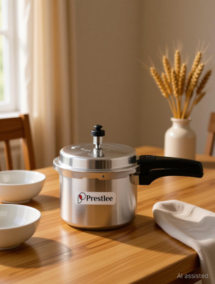 Prestlee PRIME 3 Liter Aluminium Outerlid Pressure Cooker 3 L Outer Lid Pressure Cooker(Aluminium)