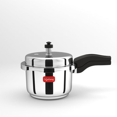 Lifelong 3 L Induction Bottom Pressure Cooker (Stainless Steel) 3 L Outer Lid Induction Bottom Pressure Cooker(Stainless Steel)