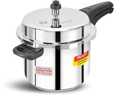 Master by Master Superb Stainless Steel 5 L Outer Lid Induction Bottom Pressure Cooker(Stainless Steel)