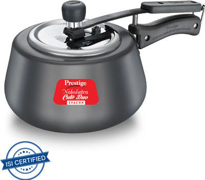 Prestige Svachh Duo Cute 3 L Inner Lid Induction Bottom Pressure Cooker(Hard Anodized)