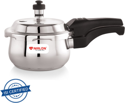 NIRLON Supreme cooker 1.5 L Outer Lid Induction Bottom Pressure Cooker(Stainless Steel)