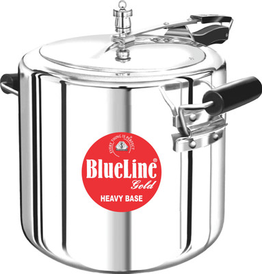 Blueline Gold Heavy Base Regular 25 L Inner Lid Pressure Cooker(Aluminium)