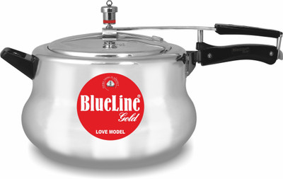 Blueline Gold BluelineGold Love Model Inner Lid Aluminium Gas Stove Compatible 12.5 L Inner Lid Pressure Cooker(Aluminium)