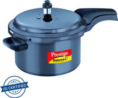 Prestige HA Deluxe Plus 5 L Outer Lid Induction Bottom Pressure Cooker(Hard Anodized)