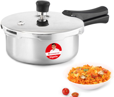 WONDERCHEF Nigella Tri-Ply Da Vinci Collection 2 L Outer Lid Induction Bottom Pressure Cooker(Stainless Steel)