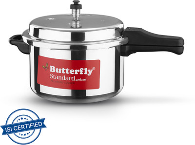Butterfly Standard Plus 7.5 L Outer Lid Induction Bottom Pressure Cooker(Aluminium)