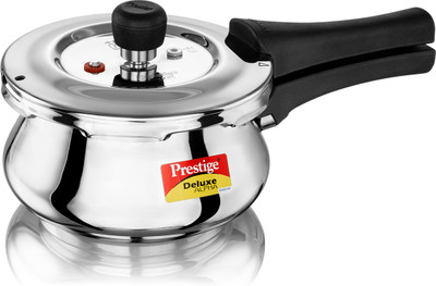 Prestige Deluxe Alpha Svachh 1.5 L Outer Lid Induction Bottom Pressure Cooker(Stainless Steel)