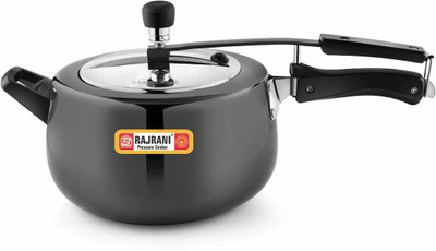 RAJRANI RRPC-HA-INLID-CURVED 5.5 L Inner Lid Induction Bottom Pressure Cooker(Hard Anodized)