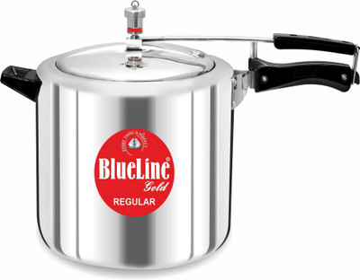 Blueline Gold ISI Certified Regular Thick Inner Lid 12 L Inner Lid Pressure Cooker(Aluminium)