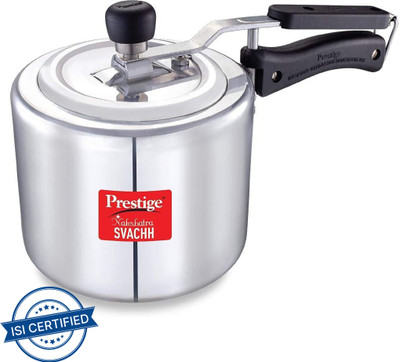 Prestige Svachh Nakshatra Plus 3 L Inner Lid Induction Bottom Pressure Cooker(Aluminium)