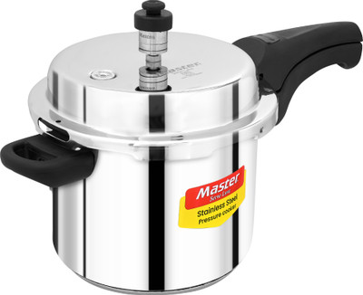 Master Stello Smart 5 L Outer Lid Induction Bottom Pressure Cooker(Stainless Steel)