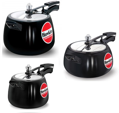 Hawkins 4 L, 5 L, 6.5 L Inner Lid Pressure Cooker(Hard Anodized)