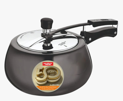 Khaitan Orfin KODHA1205 5 L Inner Lid Induction Bottom Pressure Cooker(Aluminium)