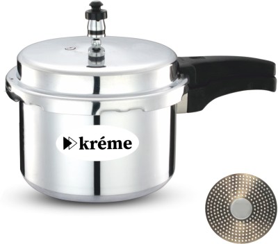 Kreme Aluminium 3 Ltr Pressure Cooker (Induction Base) 3 L Induction Bottom Pressure Cooker(Aluminium)