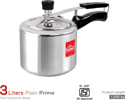 SUMMIT Inner Lid Prime 3 L Inner Lid Pressure Cooker(Aluminium)