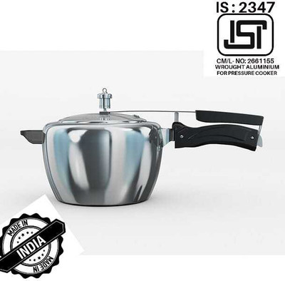 kitchen today 3 L Inner Lid Induction Bottom Pressure Cooker(Aluminium)