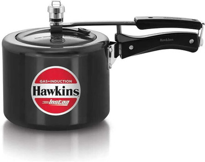 Hawkins 3 Litre Instaa Pressure Cooker, Induction Inner Lid Cooker 3 L Inner Lid Induction Bottom Pressure Cooker(Aluminium)