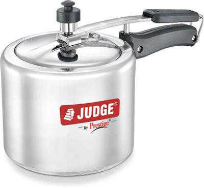 Judge by TTK Prestige Deluxe 3 L Inner Lid Induction Bottom Pressure Cooker(Aluminium)
