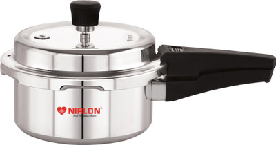 NIRLON 2 L Outer Lid Induction Bottom Pressure Cooker(Aluminium)