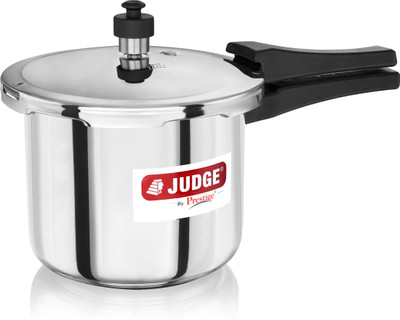 Prestige Judge Classic ACE Outer Lid Easy Grip Handle|Long Lasting Regulator 3 L Outer Lid Induction Bottom Pressure Cooker(Stainless Steel)