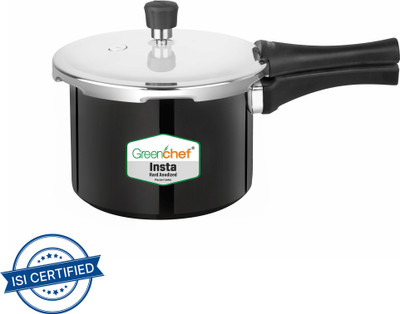 Greenchef Insta 3 L Outer Lid Induction Bottom Pressure Cooker(Hard Anodized)