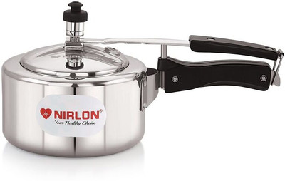NIRLON Supreme 2 Litre Aluminium Inner Lid Induction Base Pressure Cooker 2 L Inner Lid Induction Bottom Pressure Cooker(Aluminium)