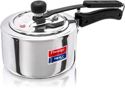 Prestige Triply Svachh Spillage Control Inner Lid 2 L Inner Lid Induction Bottom Pressure Cooker(Triply)