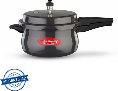 Butterfly Superb Plus 5 L Outer Lid Induction Bottom Pressure Cooker(Hard Anodized)